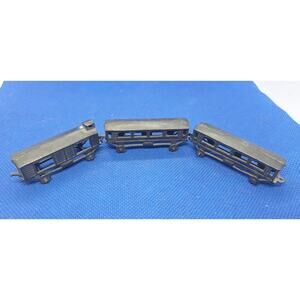 Simon et Rivollet- Penny Toy 3-piece miniature train cars- excellent!- SR France